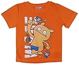 Ugly Dolls Kinder-T-Shirt aus Baumwolle mit kurzen Ärmeln. Gr. 2 Jahre, Orang