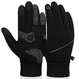 coskefy Handschuhe Herren Damen Winter Warm rutschfest Fahrradhandschuhe Touchscreen Handschuhe Winddicht Gloves Leicht Sporthandschuhe für Radfahren Camping Wandern Reiten Laufen Arbeit Bergsteig