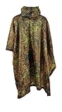 Matthias Kranz Army Regenponcho US Poncho Rip Stop in 4 Farben (BW-Flecktarn)