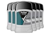 Rexona Maximum Protection Men Anti-Transpirant Stick Antibakterieller Deo-Schutz gegen starkes Schwitzen und Körpergeruch ohne Alkohol 6 x 50 ml, 300