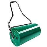 TecTake Rasenwalze Handwalze Rasenroller | Walzenbreite: 60 cm | Ø: 31 cm | Füllvolumen: ca. 50 L