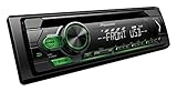 Pioneer DEH-S110UBG | 1DIN RDS-Autoradio mit grüner Tastenbeleuchtung | Display weiß | Android-Unterstützung | 5-Band Equalizer | CD | MP3 | USB | AUX-Eingang | ARC App