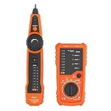 Netzwerk Kabeltester, Kabel Tester RJ45 RJ11 Kabel Tracker Line Finder Multifunktions Handheld Wire Tracker, für Netzwerk Wartung Kollation, Kabel Kollation, Telefonleitung T