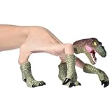 Yiida Finger Dinosaurier Little Hands Fingerpuppen, Tiny Hands Spielzeug für Kleinkinder, Realistische Tyrannosaurus Dinosaurier Tierkopfspielzeug, Handpuppen Lernspielzeug für Kinder E