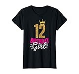 12. Geburtstag Mädchen Birthday Girl Krone süßes Geschenk T-S