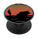 Angeln Angler Retro Fischer Aesthetic Vaporwave PopSockets mit austauschbarem PopGrip