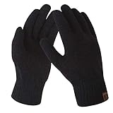 Bequemer Laden Damen Winter Warme Touchscreen Handschuhe A-schw