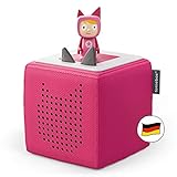 Toniebox Starterset in Pink: Toniebox + Kreativ-Tonie - Der tragbare Lautsprecher für Tonies Hörfiguren und Kreativ Tonies - Für Kinder ab 3 Jahren - DEUTSCH