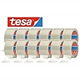 tesa transparent 64014 Paketklebeband 12 Rollen a 66lfm x 50