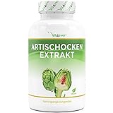 Artischocken Extrakt - 150 Kapseln - Hochdosiert mit 1800 mg je Tagesdosis + 2,5% Cynarin - Echter 12:1 Artischocken Extrakt - Laborgeprüft - Veg