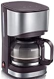 BXU-BG Kaffeevollautomat, Haushalt Tropf Typ Kleine Mini Kaffeemaschine, Warmhalten Anti-Drip-Design abnehmbare Filter Compatible with Office H