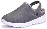 KVbabby Winter Hausschuhe Kinder Warm Gefüttert Clogs Mädchen Jungen Weiche Plüsch Pantoffeln Kleinkind Winterschuhe rutschfeste Leicht Gartenschuhe Slippers 28 EU = Hersteller 29