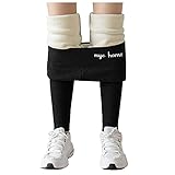 1988&Koi Gefütterte Strumpfhosen Damen, Warme Thermoleggins Blickdicht Winterleggins Winterstrumpfhose High Waist Thermostrumpfhose Thermohose Winter Leggings Hose Fleecehose Strump