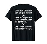 Steigerlied Text T-Shirt für Gelsenkirchen Schalke und Pott T-S