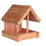 Trixie 55844 natura Futterhaus, Zedernholz, 16 × 15 × 13 cm,