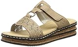 Rieker Damen 629K1 Sandale, Beige, 42 EU