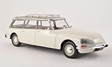 Citroen DS 21 Break, weiss/grau , 1970, Modellauto, Fertigmodell, Norev 1:18