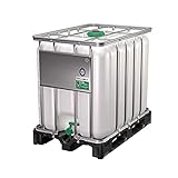 DIE BOX FABRIK IBC Container 600 Liter NEU | auf PE-Palette | Einfüllöffnung: 150mm | Schiebehahnventil 50mm | IBC Tank | Wassertank | Regenwassertank