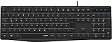 Speedlink NEOVA Keyboard - Office-Tastatur mit ergonomisch gestalteten Tasten - DE Layout, schw