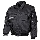 Blouson, 'Security' schwarz, Größe 4XL