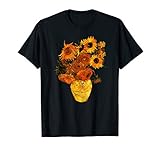 Van Gogh Sunflowers Tee Vintage Yellow Flowers Art Painting T-S