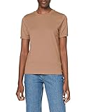 PIECES Damen PCRIA SS FOLD UP SOLID Tee NOOS BC T-Shirt, Natural, S
