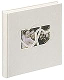 Walther UH-123 Hochzeitsalbum - Sweet Heart mit Ausstanzung zur persönlichen Gestaltung, 60 Seiten, 28 x 30,5 cm weiß