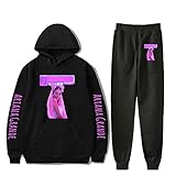 MissAc Damen Jogginganzug Sportanzug,Ariana Grande Hoodie & Pants,Trainingsanzug Set Für Damen Homew