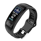 Fitness Tracker Smart Watch Aktivitätstracker Sportband Armband Bluetooth Armband mit Pulsmesser EKG Blutsauerstoff Schrittzähler Schlafüberwachung Kalorienzähler Blutdruck