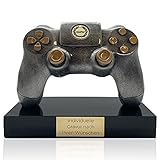 Zelaro Pokal Gaming Controller mit Gravur - Geschenke für Männer Frauen Kinder - Award individuell und personalisierte Geschenkidee für den Gamer - Games Tisch Deko mit Emblem Champion (Controller 4)