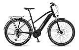 Winora Yucatan 12 Pro 630Wh Yamaha Elektro Fahrrad 2022 (27.5' Damen Trapez 52cm, Schwarz matt (Damen))