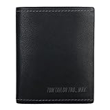 TOM TAILOR bags DIEGO Herren Geldbörse one size, black, 10x2x12,5