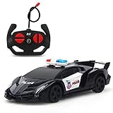 Gintdinpu Ferngesteuertes Auto-RC-Autos im Maßstab 1:24 2,4 G Elektro Super Sports Racing Hobby Spielzeugauto-Modell mit Lichtern und Controller für Jungen Mädchen Erw