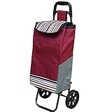 YGB Einkaufswagen Rotierendes Rad Faltbarer Tragbarer Anhänger/Tasche des Alten Mannes/Wagen mit Zwei Rädern/wasserdichte Oxford-Stofftasche/Last 35 kg Lagerung Handwagen,#3