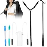 Mobilitäts- und Alltagshilfen für ältere Schwangere mit Eingeschränkter Fingerfertigkeit, Toilettenpapierhilfen Kleidung Socke Anziehhilfe Sticks Clip & Pull Anziehhilfe Strap