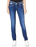 Herrlicher Damen Piper Slim Reused Denim Jeans, Winx 030, W28/L30