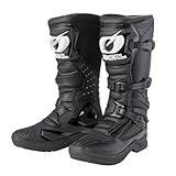 O'NEAL | Motocross-Stiefel | Motorrad Enduro | Innerer Knöchel-, Fuß, und Schaltzonenschutz, Perforiertes Innenfutter, hochwertiger Mikrofaser | Boots RSX | Erwachsene | Schwarz | Größe 43