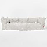 Lounge Pug - 3-Sitzer Riesen Sitzsacksofa - Cord Creme - Albert - S