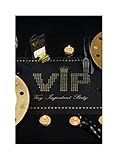 Santex VIP Tischläufer mit Gold glitzerndem Schriftzug, Vlies, 5