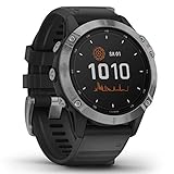 Garmin fenix 6 Solar – GPS-Multisport-Smartwatch mit Solar-Ladefunktion für bis zu 16 Tage Akku. 1,3“ Display und viele vorinstallierte Sport-Apps. Mit Garmin Pay, sehr robust, wasserdicht bis 10 ATM