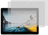 4ProTec I 2X Schutzfolie KLAR passgenau für MEDION LIFETAB P10710 - Bildschirmschutzfolie Schutzhü