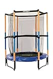 Hudora 65596 Hornet Kindertrampolin Jump In - Trampolin mit Sicherheitsnetz - 140 cm, b