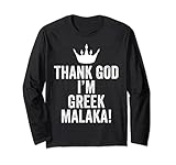 Grieche Malaka Griechenland Lustig Geschenk Lang