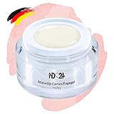 Make Up Camouflage Aufbau - Gel Milky - Babyboomer - Studio Qualität - Made in Germany - 5