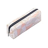 Mäppchen Federmäppchen Segeltuch Stiftetasche Unisex Federtasche Pencil Case Schulmäppchen mit Reißverschluss Mädchen Teenager (Rde#212)