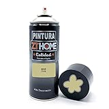 Sprühfarbe | Sprühfarbe Beige | 400 ml | Sprühdose für Holz, Aluminium, Eisen, Keramik, Kunststoff, Rostschutz. Sprühfarbe für Fahrräder, Felgen, G