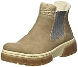 Rieker Damen X8674 Mode-Stiefel, beige, 38 EU