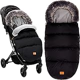 Winterfußsack Manaslu extra warm mit Coral Fleece für Kinderwagen Buggy Jogger/Fußsack