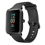 Amazfit Smartwatch Bip S 1,28 Zoll Touch Control Farbdisplay Sportuhr Fitness Armbanduhr 5 ATM wasserdicht Stoppuhr mit GPS, Schrittzähler, Schlafmonitor, 17 Sportmodi für Damen Herren Sp