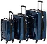 Samsonite Winfield 2 Hartschalen-Gepäckstücke mit Drehrollen, dunkelblau (Blau)